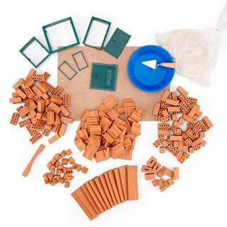 Building set - house with tiles - 200 pieces